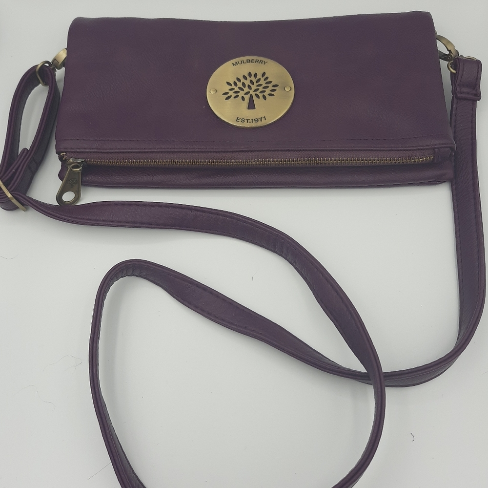 Mulberry Daria Clutch folding leather crossbody